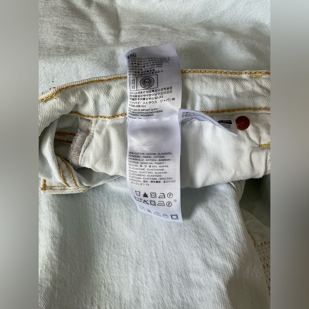 Levi's Blue Straight Leg Jeans Vintage-Inspired Classic - Picture 7 of 11